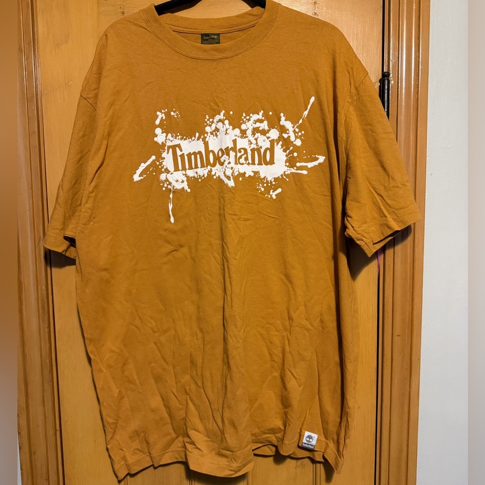 Timberland Men's Short Sleeve Tee in Wheat
